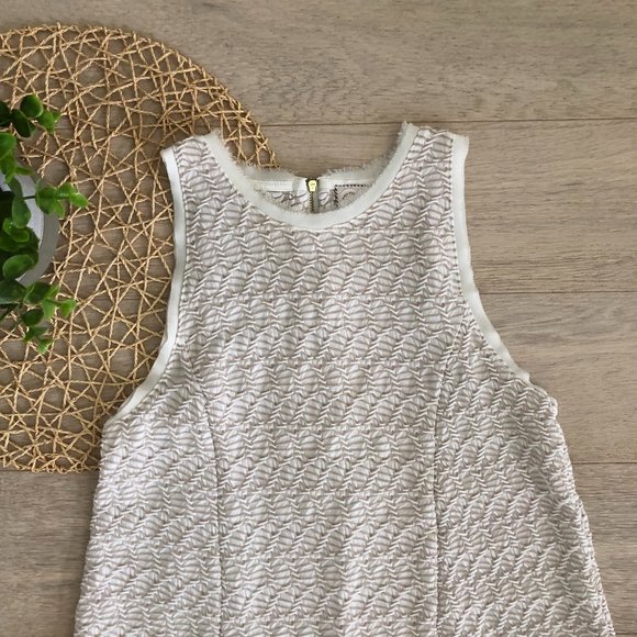 Anthropologie Textured Pattern Sleeveless Top - Picture 2 of 10